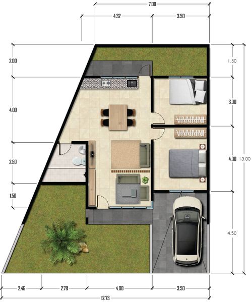 Layout Tipe GN2.72/127
